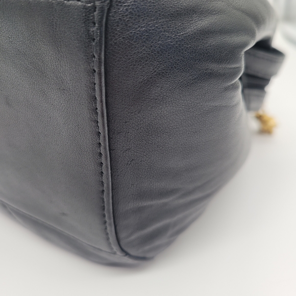 GIANNI VERSACE 1990 Couture Lambskin Leather Handbag - Picture 10 of 13